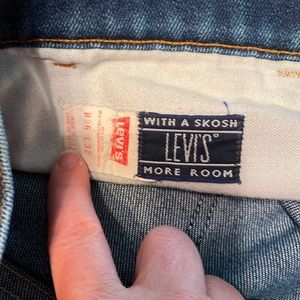Levi’s vintage jeans.  36x32. Made in USA.